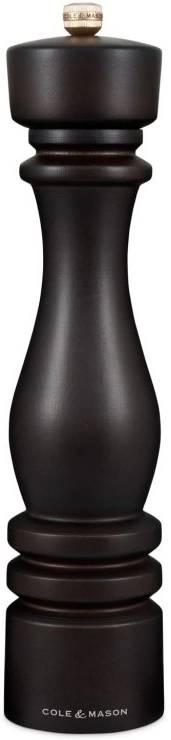 Cole & Mason Mlýnek na sůl London Chocolate Wood Precision+ 30 cm