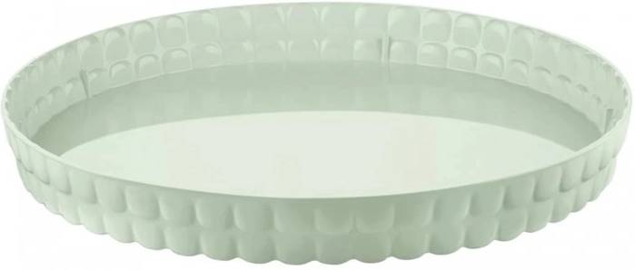 Guzzini Podnos kulatý Tiffany 35,6 cm světle zelený