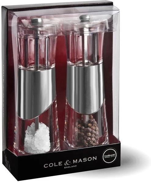 Cole & Mason Sada mlýnků na pepř a sůl Bobbi