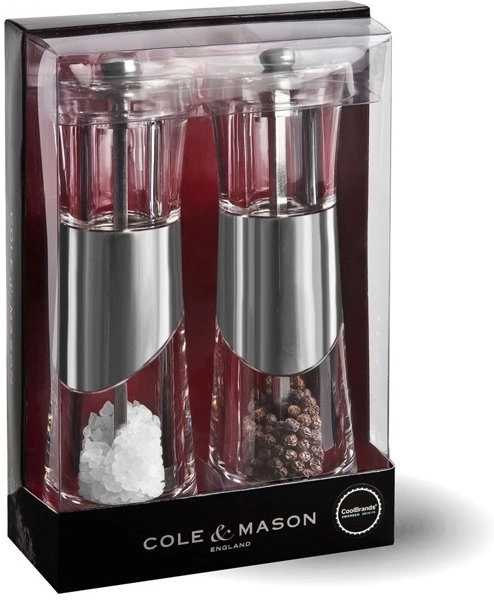 Cole & Mason Sada mlýnků na pepř a sůl Bobbi