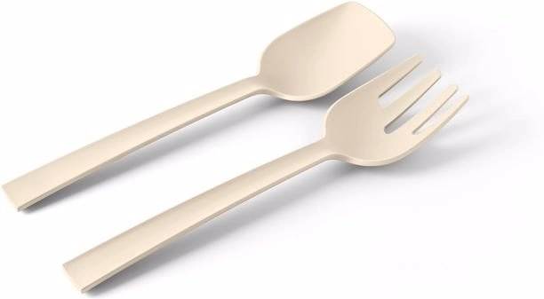 BlimPlus Příbor Paestum na servírování salátu Brown Sugar