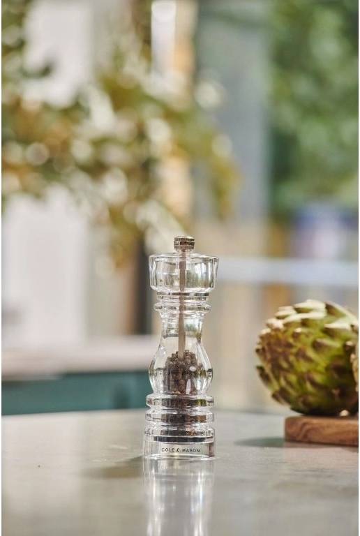 Cole & Mason Mlýnek na pepř London Acrylic Precision+ 13 cm