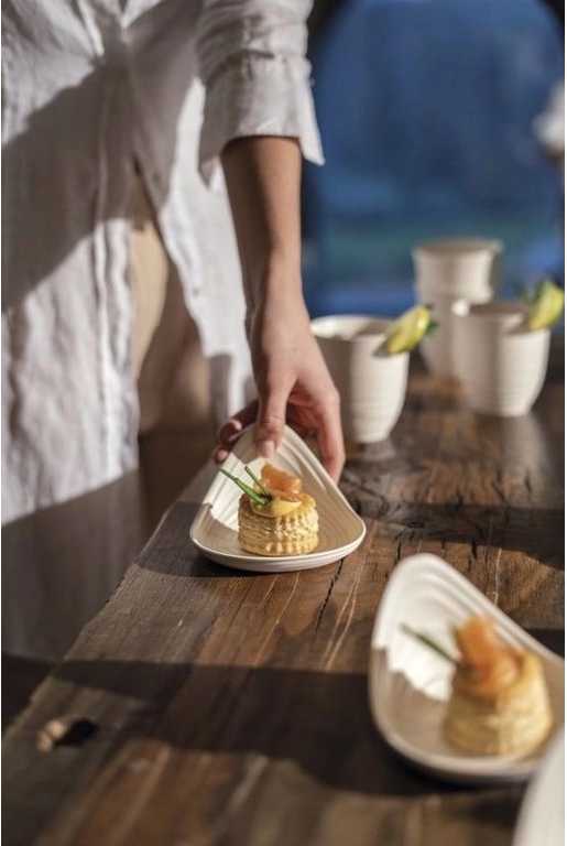 Guzzini Talířky na jednohubky Tierra 2 ks kávové