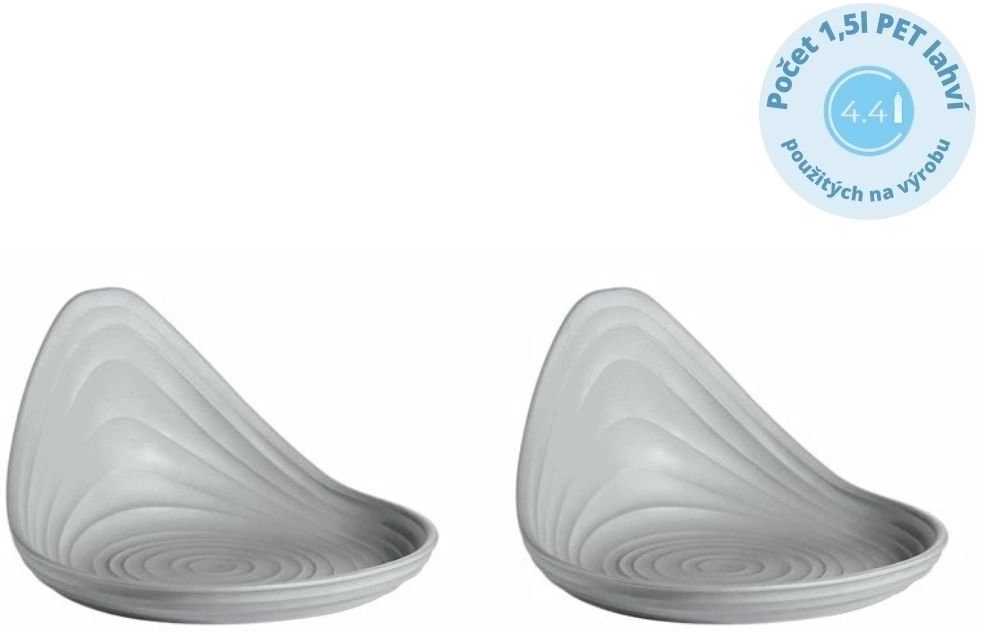 Guzzini Talířky na jednohubky Tierra 2 ks kávové