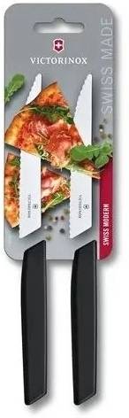 Victorinox Sada 2 ks steakový nůž Swiss Modern 12 cm černý