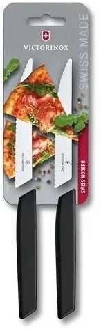 Victorinox Sada 2 ks steakový nůž Swiss Modern 12 cm černý