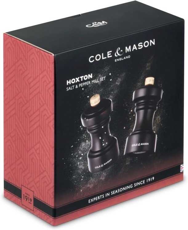 Cole & Mason Sada mlýnků na sůl a pepř Hoxton Chocolate Wood