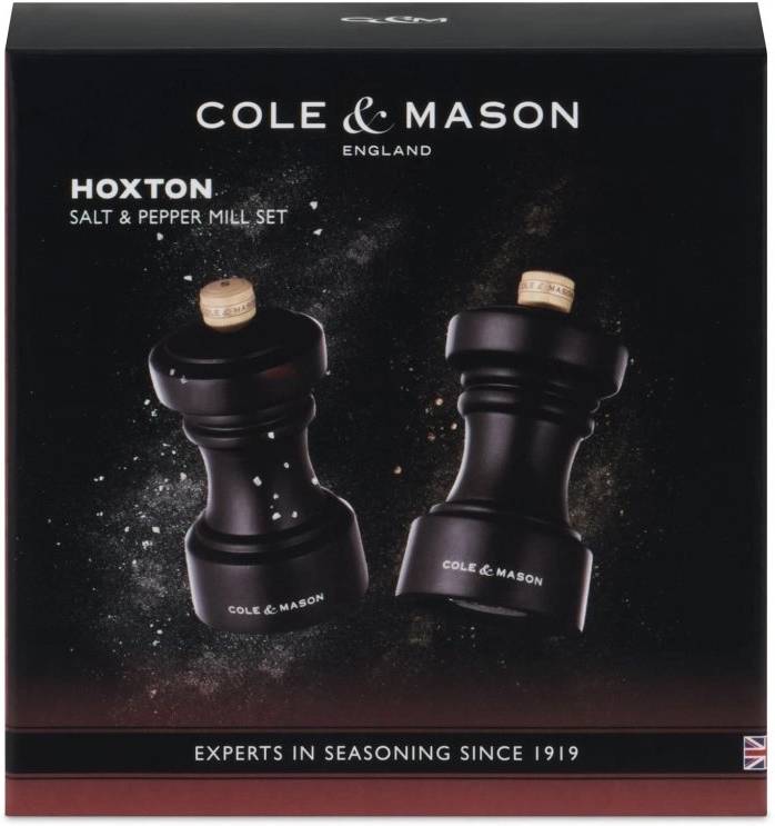 Cole & Mason Sada mlýnků na sůl a pepř Hoxton Chocolate Wood