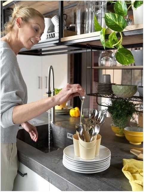 BlimPlus Stojánek na příbory Gocciolo Light Desert