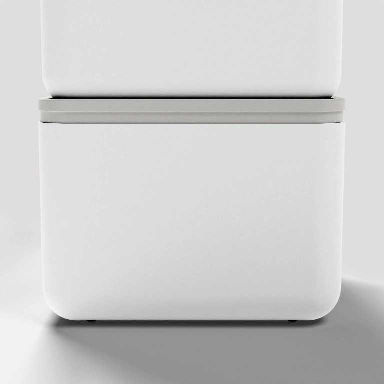 BlimPlus Krabička na jídlo PEEK BOX QUADRO Arctic White vel. S