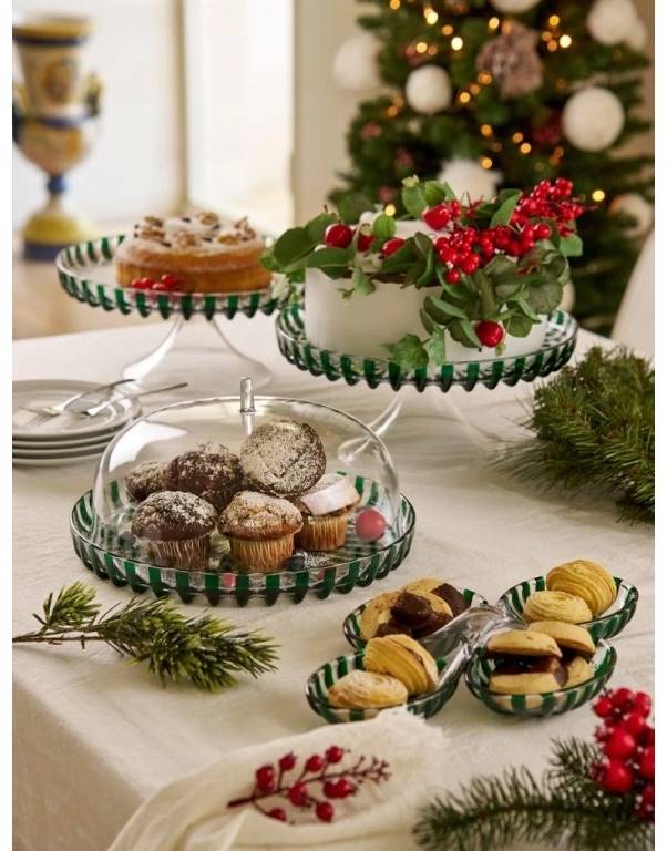 Guzzini Sada dvou propletených misek Dolce Vita Emerald