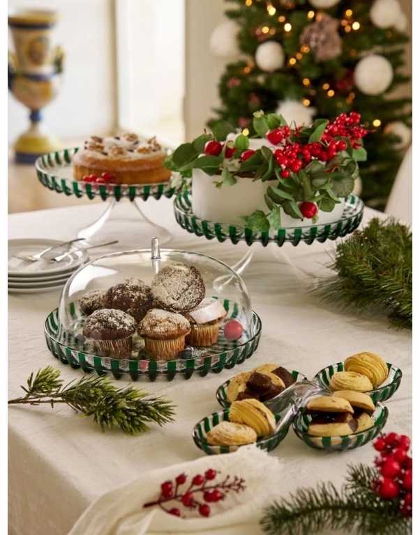 Guzzini Sada dvou propletených misek Dolce Vita Emerald