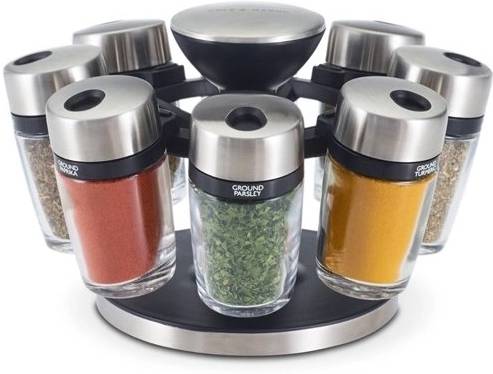 Cole & Mason Otočný stojan s kořenkami 8 ks