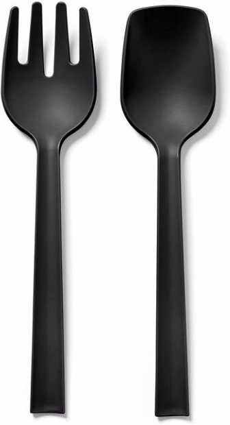 BlimPlus Příbor Paestum na servírování salátu Carbon Black