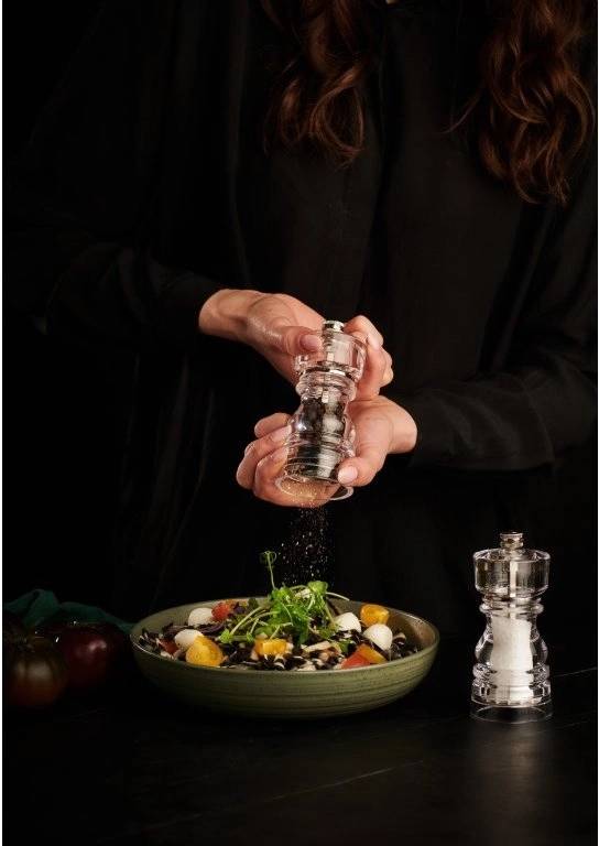 Cole & Mason Sada mlýnků na sůl a pepř London Acrylic Precision+ 13 cm