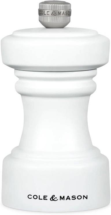 Cole & Mason Mlýnek na sůl Hoxton White Wood Precision+