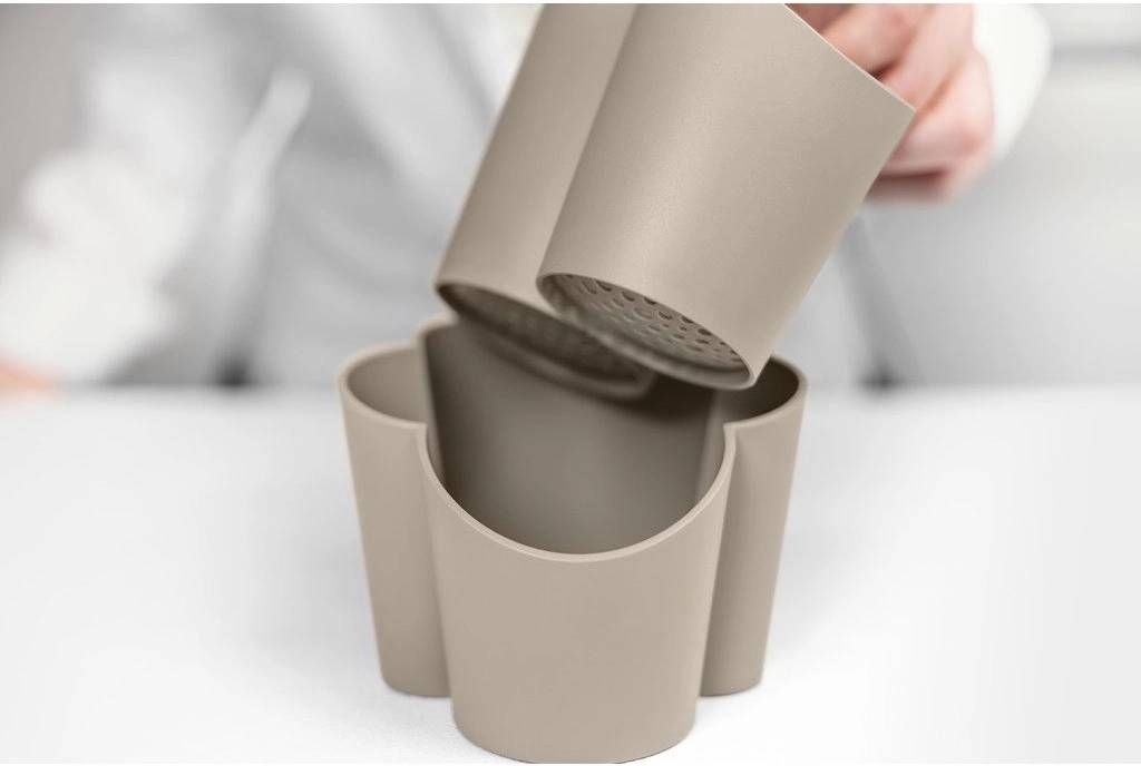 BlimPlus Stojánek na příbory Gocciolo Moka Grey