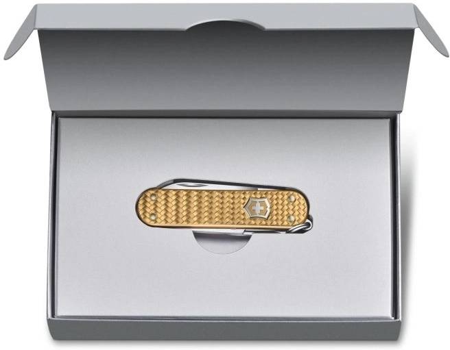 Victorinox Kapesní nůž Classic Precious Alox Brass Gold