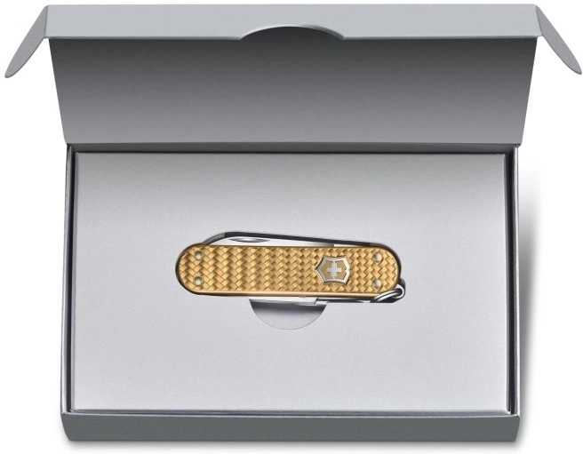 Victorinox Kapesní nůž Classic Precious Alox Brass Gold
