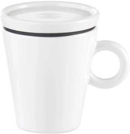 Guzzini Cestovní hrnek na kávu COFFEE & GO bílý