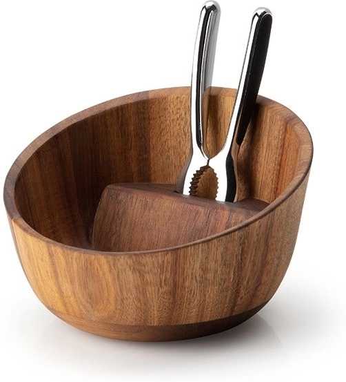 Continenta Miska na ořechy se šikmým okrajem s louskáčkem akácie