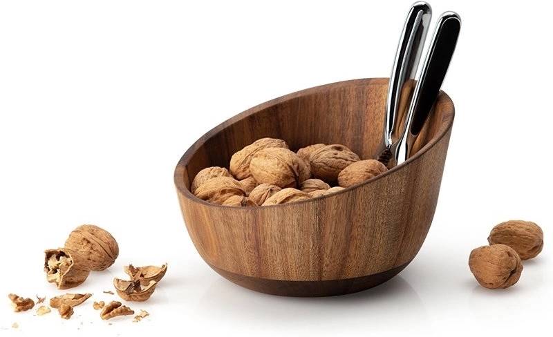 Continenta Miska na ořechy se šikmým okrajem s louskáčkem akácie