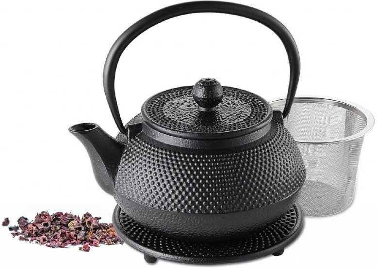 Weis Litinová konvička na čaj s podstavcem 0,7 l