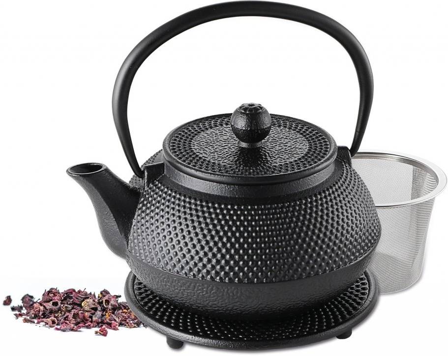 Weis Litinová konvička na čaj s podstavcem 1,1 l