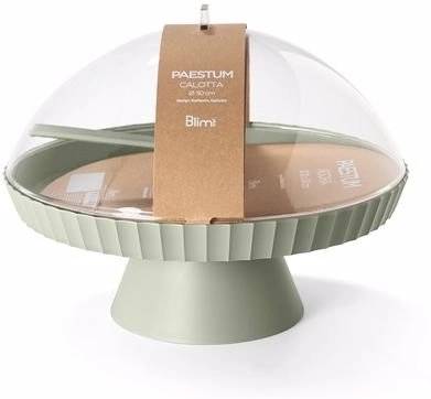 BlimPlus Podnos na dort s poklopem a lopatkou Agora Medium Forest
