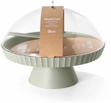 BlimPlus Podnos na dort s poklopem a lopatkou Agora Medium Forest