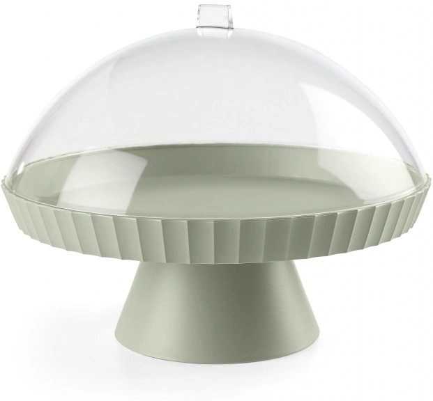 BlimPlus Podnos na dort s poklopem a lopatkou Agora Medium Forest