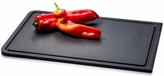 Continenta Prkénko na krájení Continenta s odtokem 44x29,8x0,9 cm, šedý Duracore