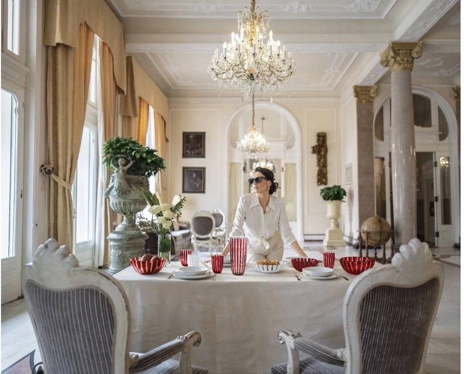 Guzzini Sklenička Dolce Vita 470 ml Rosso