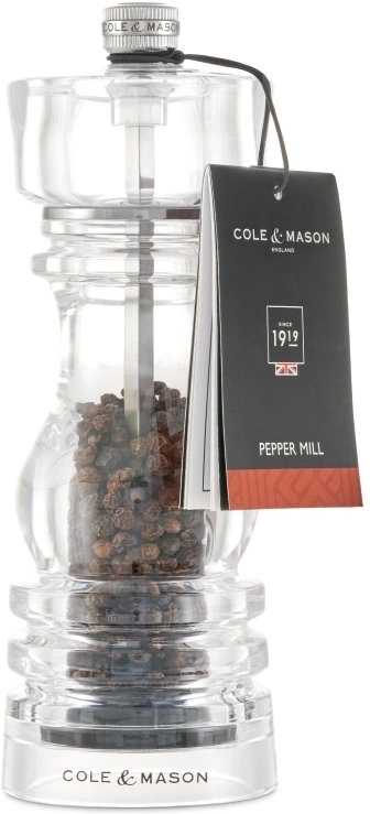 Cole & Mason Mlýnek na pepř London Acrylic Precision+ 18 cm