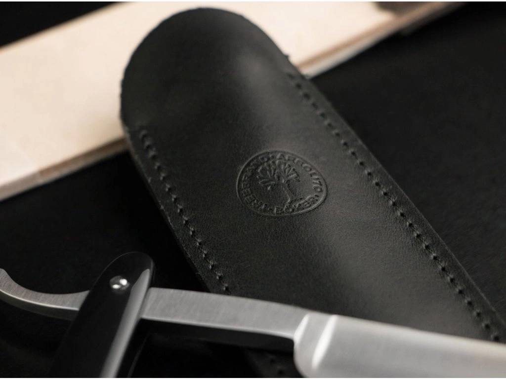 Böker Solingen Pouzdro na břitvu kožené černé