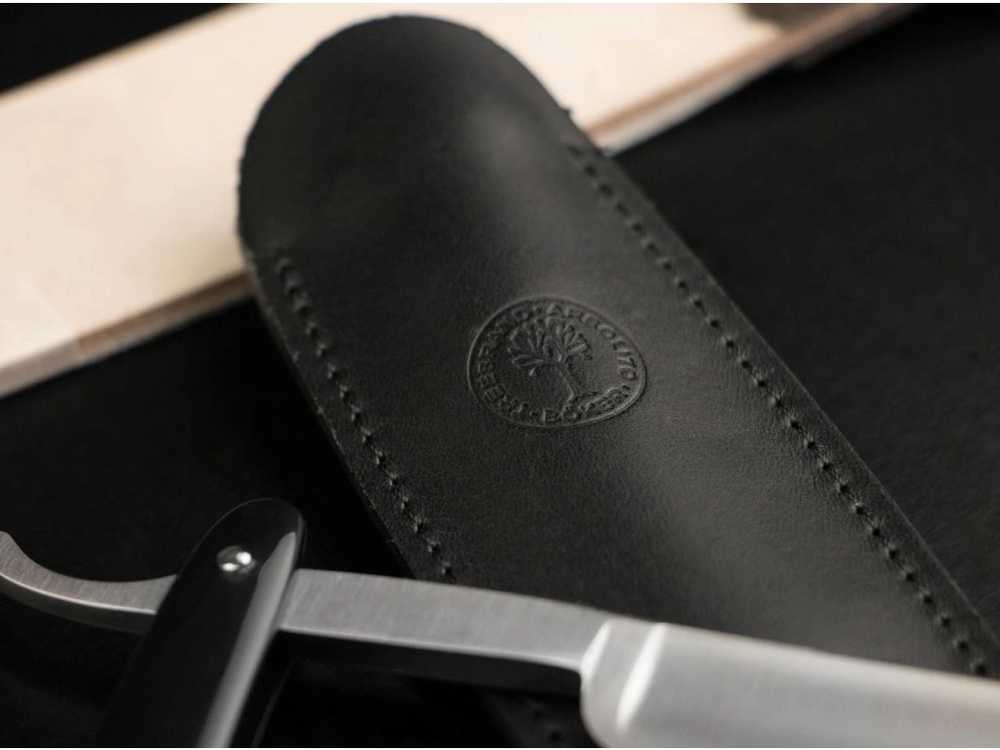 Böker Solingen Pouzdro na břitvu kožené černé