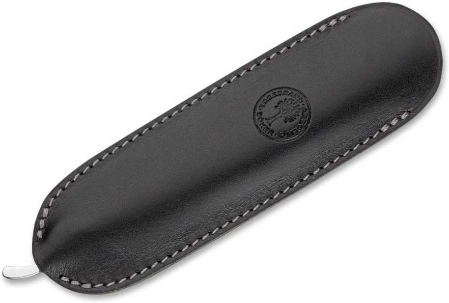Böker Solingen Pouzdro na břitvu kožené černé