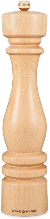 Cole & Mason Mlýnek na sůl London Precision+ přírodní buk 30 cm