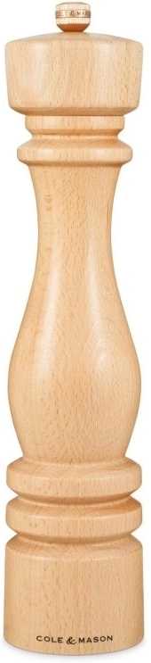 Cole & Mason Mlýnek na sůl London Precision+ přírodní buk 30 cm