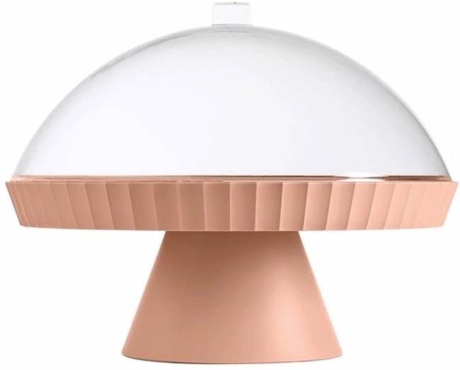 BlimPlus Podnos na dort s poklopem a lopatkou Agora Pink Sand