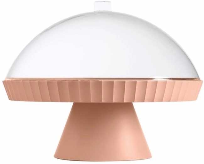 BlimPlus Podnos na dort s poklopem a lopatkou Agora Pink Sand