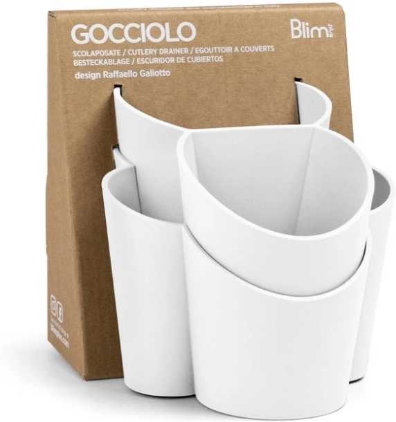 BlimPlus Stojánek na příbory Gocciolo Arctic White