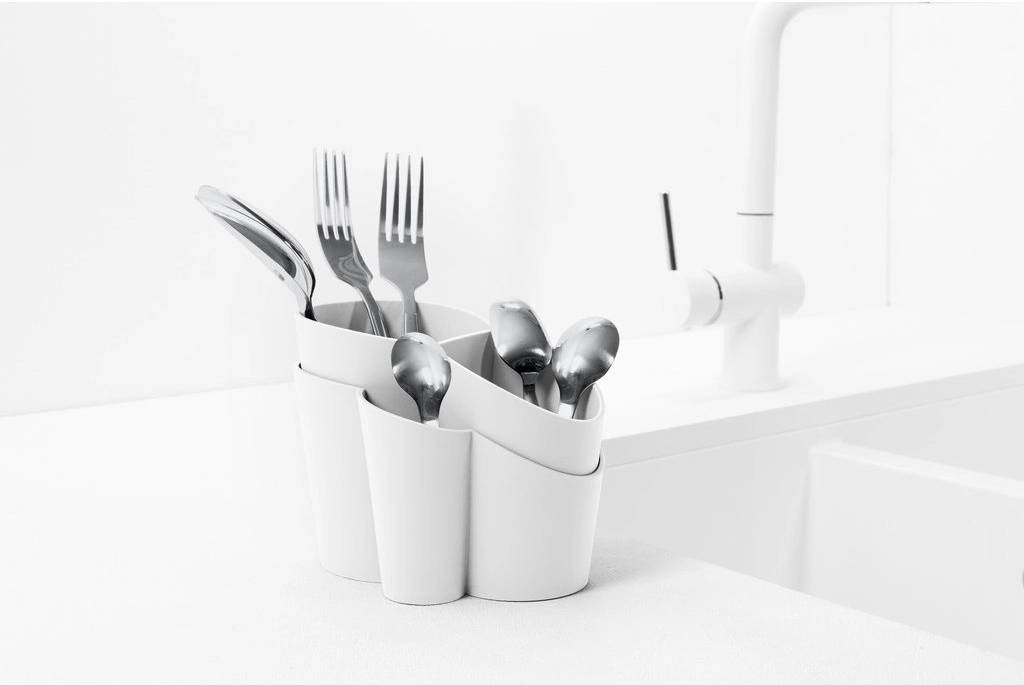 BlimPlus Stojánek na příbory Gocciolo Arctic White