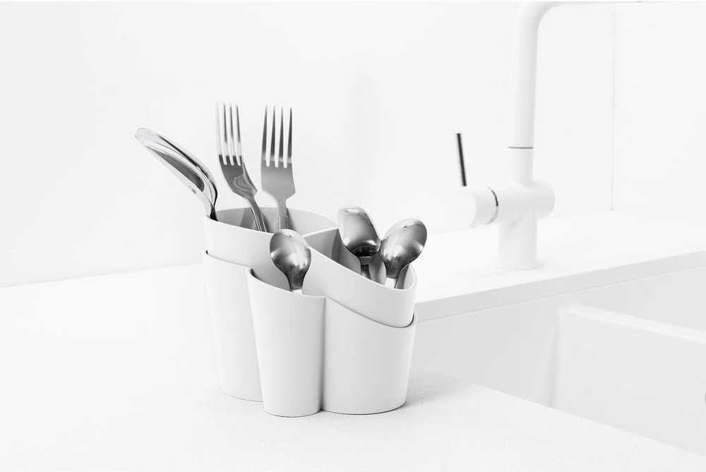 BlimPlus Stojánek na příbory Gocciolo Arctic White