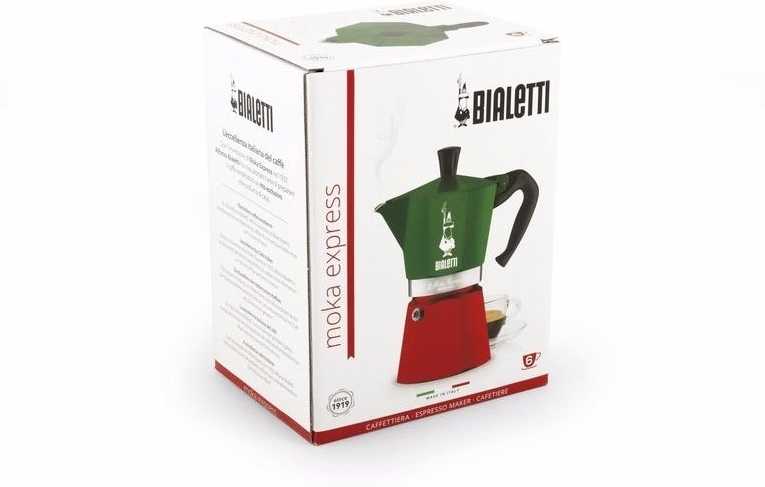 Bialetti Moka kávovar Moka Express Italia na 6 šálků