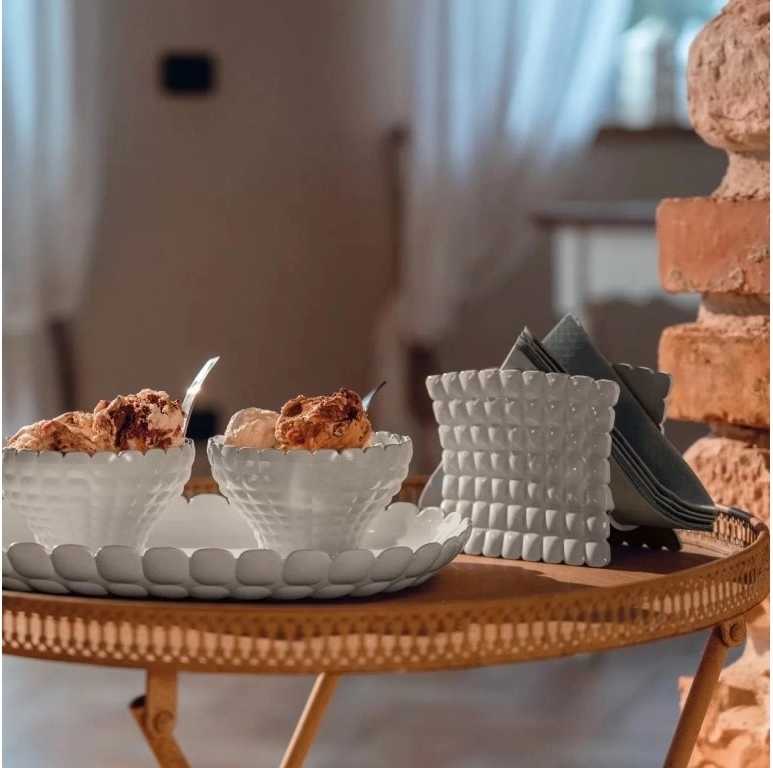 Guzzini Stojánek na ubrousky Tiffany světle zelený