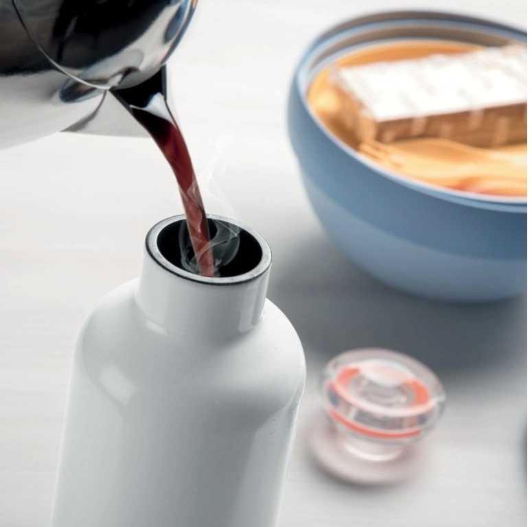 Guzzini Termoláhev Travel Bottle Energy 500 ml bílá