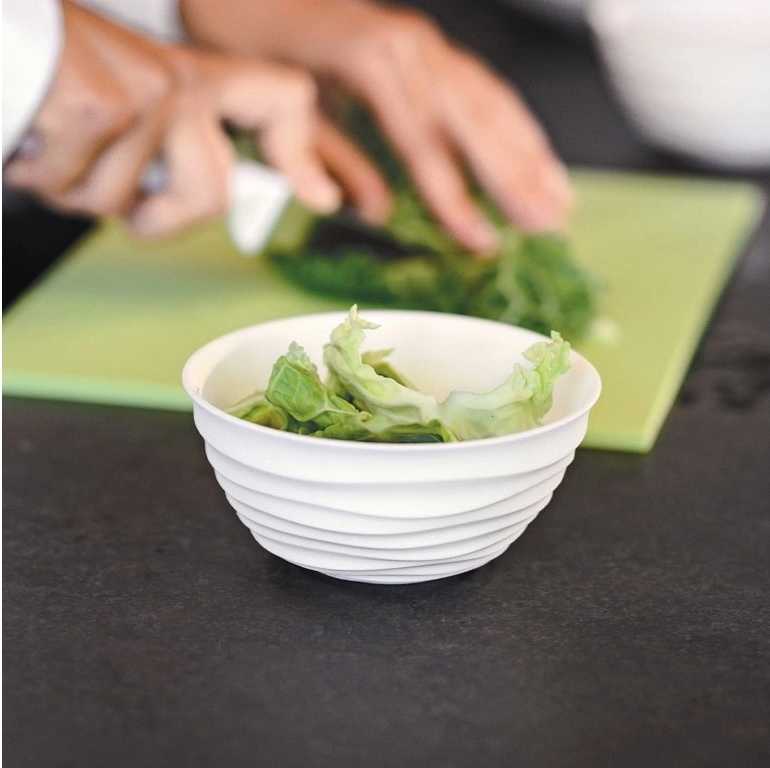 Guzzini Servírovací miska TIERRA S bílá