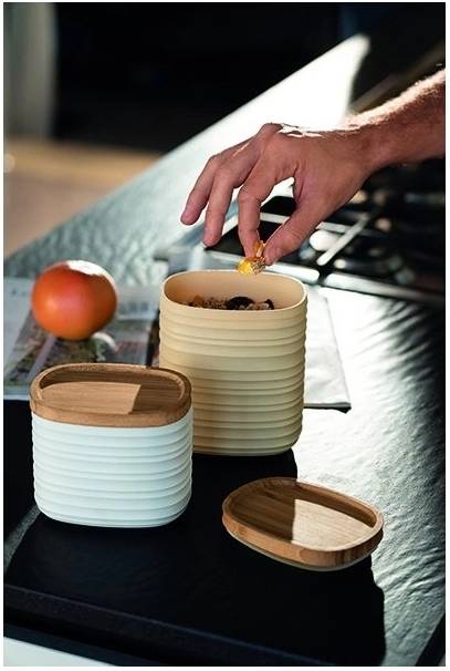 Guzzini Dóza na uskladnění potravin TIERRA S bílá