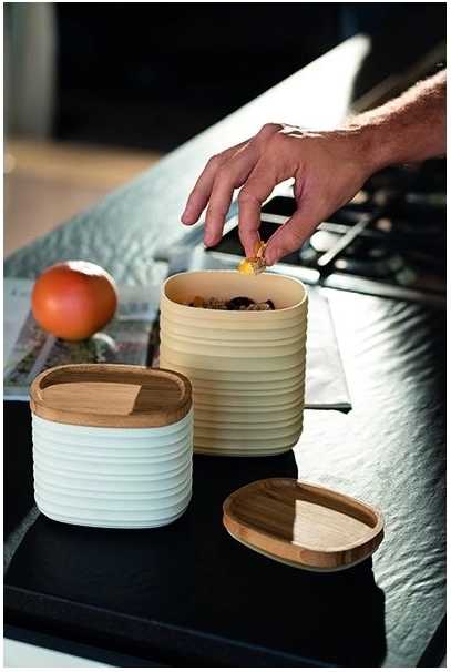 Guzzini Dóza na uskladnění potravin TIERRA S bílá